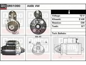DELCO REMY DRS1090 starteris 
 Elektros įranga -> Starterio sistema -> Starteris
1257938, 5001867, 069911023, 069911023A