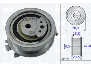 IPD 15-3755 įtempiklio skriemulys, paskirstymo diržas 
 Techninės priežiūros dalys -> Papildomas remontas
03L 109 243 B, 03L 109 243 D, 03L 109 243 F