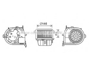 AVA QUALITY COOLING RT8591 elektrovariklis, vidinis pūtiklis 
 Šildymas / vėdinimas -> Orpūtė/dalys
7701050894, 7701051270