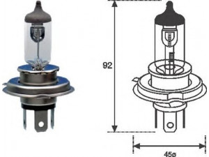 MAGNETI MARELLI 002559100000 lemputė, prožektorius; lemputė, priekinis žibintas; lemputė