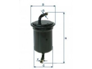 UNIFLUX FILTERS XB275 kuro filtras 
 Degalų tiekimo sistema -> Kuro filtras/korpusas
0K9BV-20-490
