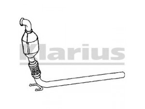 KLARIUS 321942 katalizatoriaus keitiklis 
 Išmetimo sistema -> Katalizatoriaus keitiklis
1K0254504BX, 1K0254504CX, 1K0254504BX