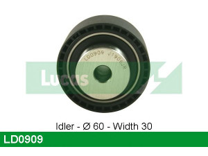LUCAS ENGINE DRIVE LD0909 įtempiklio skriemulys, paskirstymo diržas