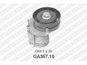 SNR GA357.10 įtempiklio skriemulys, V formos rumbuotas diržas 
 Diržinė pavara -> V formos rumbuotas diržas/komplektas -> Įtempiklio skriemulys
030145299F, 030145299F, 030145299F