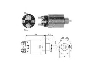 ERA 227669 solenoidinis jungiklis, starteris 
 Elektros įranga -> Starterio sistema -> Solenoidinis jungiklis
M002T88372, M002T88971, M2T88372