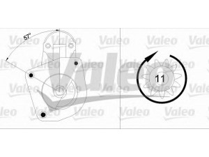 VALEO 455872 starteris 
 Elektros įranga -> Starterio sistema -> Starteris
7773813, 46416879, 71721304, 71721310
