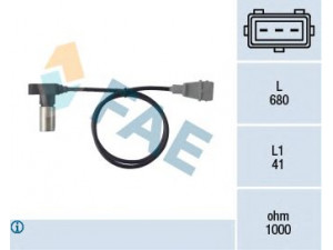 FAE 79098 jutiklis, alkūninio veleno impulsas 
 Elektros įranga -> Jutikliai
034 905 381, 034 905 381 A, 035 905 381 B