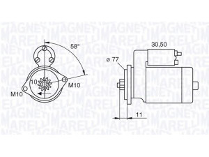MAGNETI MARELLI 063522603010 starteris 
 Elektros įranga -> Starterio sistema -> Starteris
36100-47600