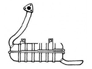 AKS DASIS SG12902 galinis duslintuvas