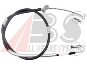A.B.S. K19830 trosas, stovėjimo stabdys 
 Stabdžių sistema -> Valdymo svirtys/trosai
4643025090