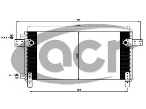 ACR 300660 kondensatorius, oro kondicionierius 
 Oro kondicionavimas -> Kondensatorius
81619200018, 81619200023, 81619200027