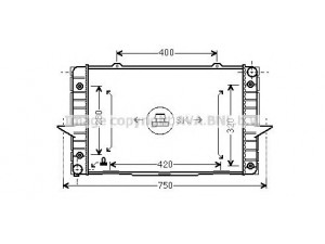 AVA QUALITY COOLING VO2093 radiatorius, variklio aušinimas 
 Aušinimo sistema -> Radiatorius/alyvos aušintuvas -> Radiatorius/dalys
6842768, 8601001, 86010014, 8601356