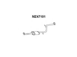 VENEPORTE MZ47101 vidurinis duslintuvas 
 Išmetimo sistema -> Duslintuvas
B68940300, B689403009A