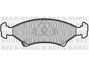 BORG & BECK BBP1610 stabdžių trinkelių rinkinys, diskinis stabdys
0K20A3323Z, 0K2A23323Z, 0K2A23323ZA
