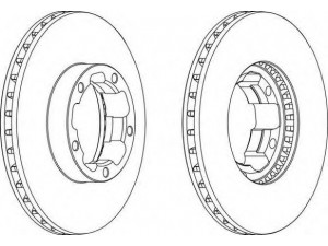 FERODO FCR261A stabdžių diskas 
 Dviratė transporto priemonės -> Stabdžių sistema -> Stabdžių diskai / priedai
402069X200