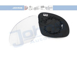 JOHNS 95 91 37-81 veidrodėlio stiklas, išorinis veidrodėlis 
 Kėbulas -> Keleivių kabina -> Veidrodėlis
5N0 857 521