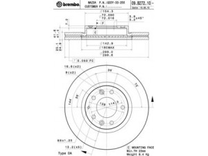 BREMBO 09.B272.10 stabdžių diskas 
 Dviratė transporto priemonės -> Stabdžių sistema -> Stabdžių diskai / priedai
G33Y3325X, G33Y3325XA