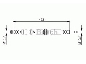 BOSCH 1 987 481 601 stabdžių žarnelė 
 Stabdžių sistema -> Stabdžių žarnelės
