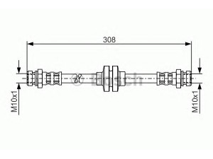BOSCH 1 987 481 185 stabdžių žarnelė 
 Stabdžių sistema -> Stabdžių žarnelės
46809897, 51783803