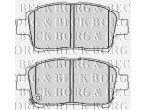 BORG & BECK BBP2100 stabdžių trinkelių rinkinys, diskinis stabdys 
 Techninės priežiūros dalys -> Papildomas remontas
044650W050, 044650W080, 0446513020
