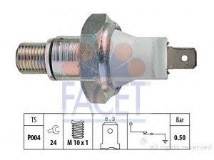 FACET 7.0119 alyvos slėgio jungiklis 
 Variklis -> Variklio elektra
47 20 599, 7 072 644, PRC6387