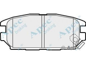 APEC braking PAD1098 stabdžių trinkelių rinkinys, diskinis stabdys 
 Techninės priežiūros dalys -> Papildomas remontas
MB857610, MB928067, MB857610, MB928067