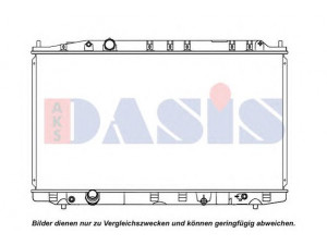 AKS DASIS 100082N radiatorius, variklio aušinimas 
 Aušinimo sistema -> Radiatorius/alyvos aušintuvas -> Radiatorius/dalys
19010RL0G01