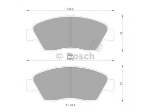 BOSCH 0 986 505 948 stabdžių trinkelių rinkinys, diskinis stabdys 
 Techninės priežiūros dalys -> Papildomas remontas
06450-S5A-J00, 06450-S5B-J00, 06450-S7A-J00