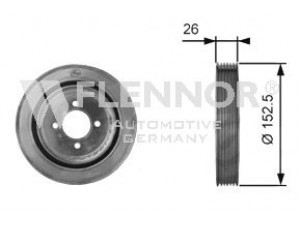 FLENNOR FVD99533 skriemulys, alkūninis velenas 
 Diržinė pavara -> Dirželio skriemulys
0515.L7, 0515.Q6, 0515L7, 0515Q6