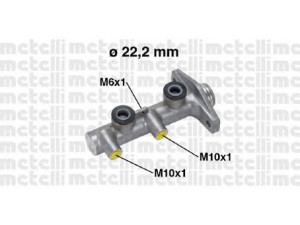 METELLI 05-0763 pagrindinis cilindras, stabdžiai 
 Stabdžių sistema -> Pagrindinis stabdžių cilindras
58510-29310