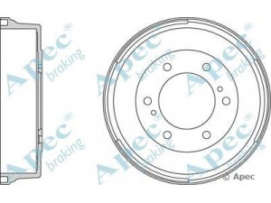 APEC braking DRM9715 stabdžių būgnas 
 Stabdžių sistema -> Būgninis stabdys -> Stabdžių būgnas
4320608G11