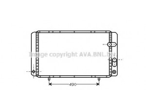 AVA QUALITY COOLING RT2123 radiatorius, variklio aušinimas 
 Aušinimo sistema -> Radiatorius/alyvos aušintuvas -> Radiatorius/dalys
7700764836, 7700764839