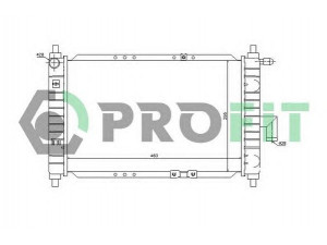 PROFIT PR 1115A1 radiatorius, variklio aušinimas 
 Aušinimo sistema -> Radiatorius/alyvos aušintuvas -> Radiatorius/dalys
96322941, P96322941