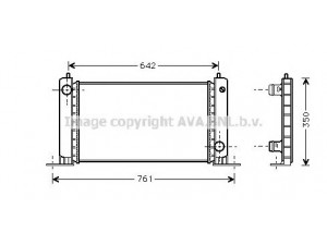 AVA QUALITY COOLING FT2243 radiatorius, variklio aušinimas 
 Aušinimo sistema -> Radiatorius/alyvos aušintuvas -> Radiatorius/dalys
46766167, 51735217