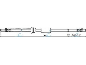 APEC braking HOS3044 stabdžių žarnelė 
 Stabdžių sistema -> Stabdžių žarnelės
1666294, 6490376, 6667473, 6828211