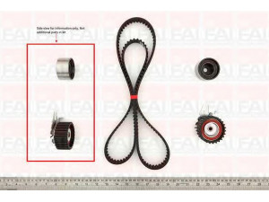 FAI AutoParts TBK180 paskirstymo diržo komplektas 
 Techninės priežiūros dalys -> Papildomas remontas
71736714