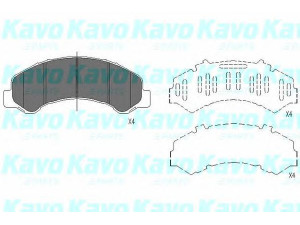 KAVO PARTS KBP-3511 stabdžių trinkelių rinkinys, diskinis stabdys
1K043323Z, 4106089TC1, 8971686340