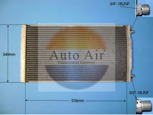 AUTO AIR GLOUCESTER SSP022301 kondensatorius, oro kondicionierius