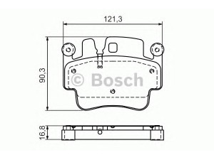 BOSCH 0 986 494 281 stabdžių trinkelių rinkinys, diskinis stabdys 
 Techninės priežiūros dalys -> Papildomas remontas
996 351 930 14, 996 351 930 15
