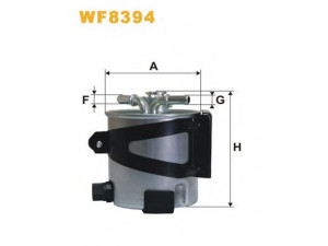 WIX FILTERS WF8394 kuro filtras 
 Techninės priežiūros dalys -> Papildomas remontas
16 40 051 90R, 8200506046, 8200564638