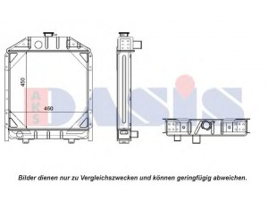 AKS DASIS 440494N radiatorius, variklio aušinimas