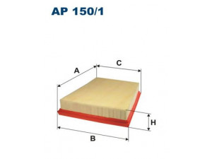 FILTRON AP150/1 oro filtras 
 Techninės priežiūros dalys -> Techninės priežiūros intervalai
1338536, 5S61-9601-A1A, 5S619601AA