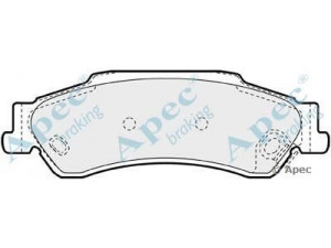 APEC braking PAD1177 stabdžių trinkelių rinkinys, diskinis stabdys
12519994