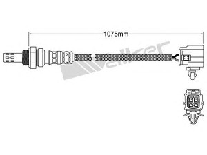 WALKER PRODUCTS 250-24964 lambda jutiklis 
 Išmetimo sistema -> Lambda jutiklis
LF1718861B, LF1718861C