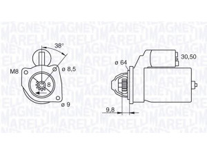 MAGNETI MARELLI 063102022010 starteris 
 Elektros įranga -> Starterio sistema -> Starteris
46813064, 51772325, 51832950, 55192483