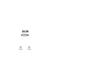 POLMO POLMO99540 išmetimo sistema 
 Išmetimo sistema -> Išmetimo sistema, visa