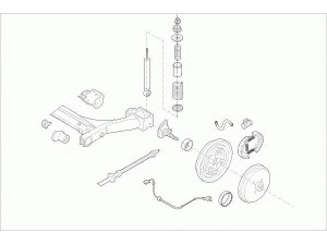 BOGE VW-GOLF-RB014 vairavimo mechanizmas; rato pakaba 
 Ašies montavimas/vairavimo mechanizmas/ratai -> Prekių paieška pagal schemą