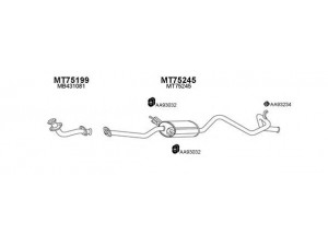 VENEPORTE 750013 išmetimo sistema
