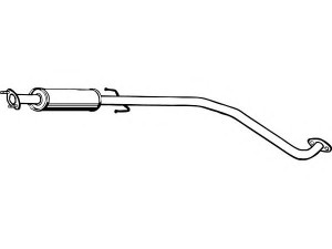FENNO P1955 vidurinis duslintuvas 
 Išmetimo sistema -> Duslintuvas
96536912, 96536912