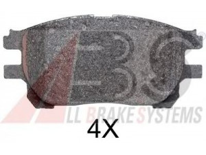 A.B.S. 37421 OE stabdžių trinkelių rinkinys, diskinis stabdys 
 Techninės priežiūros dalys -> Papildomas remontas
04465-28490